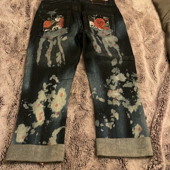 Red Rivet jeans - Picture 3 of 6